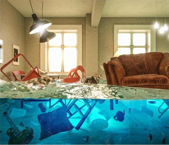 Flooded Home with Belongings