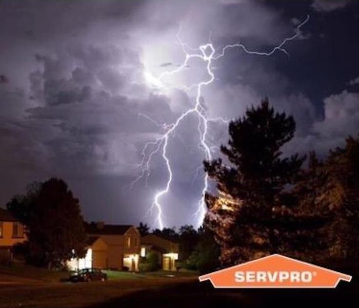 SERVPRO logo/ storm